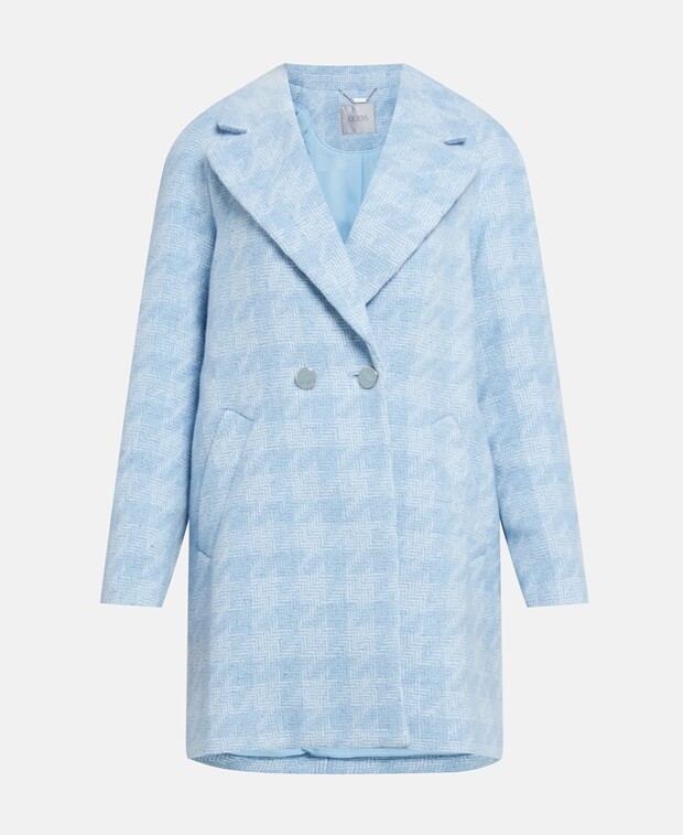 

Повседневное пальто Guess, светло-синий