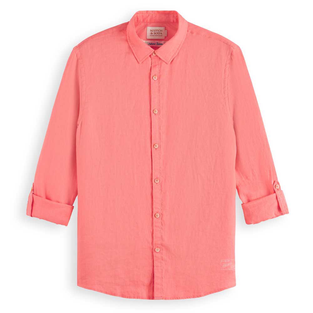 цена Рубашка с длинным рукавом Scotch & Soda 177150, розовый
