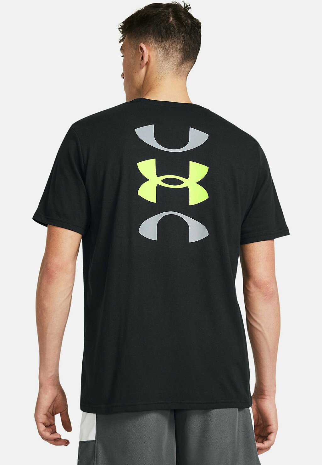 

Футболка с принтом Under Armour, черная, Черный
