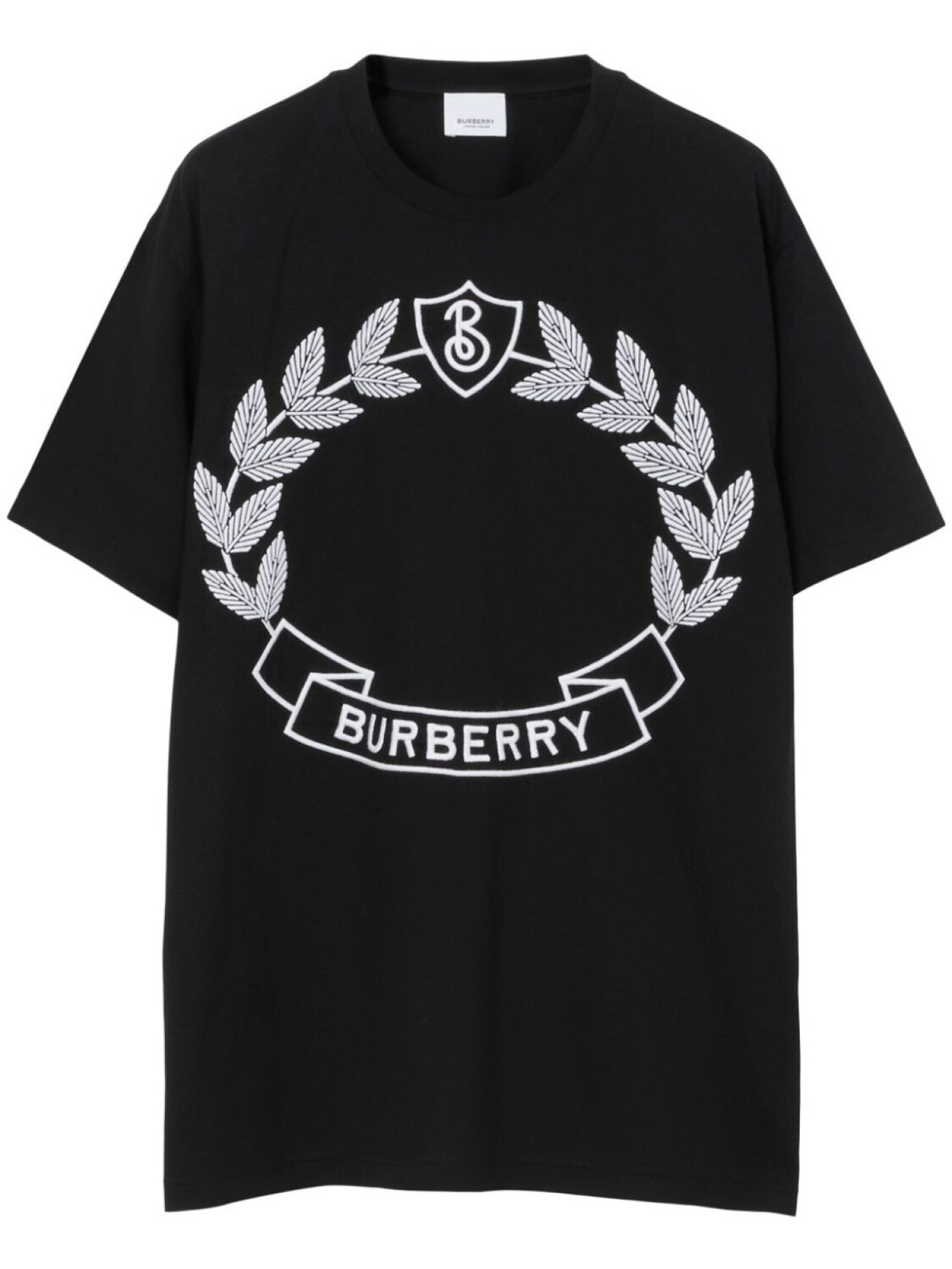 

Футболка с логотипом Burberry, черный