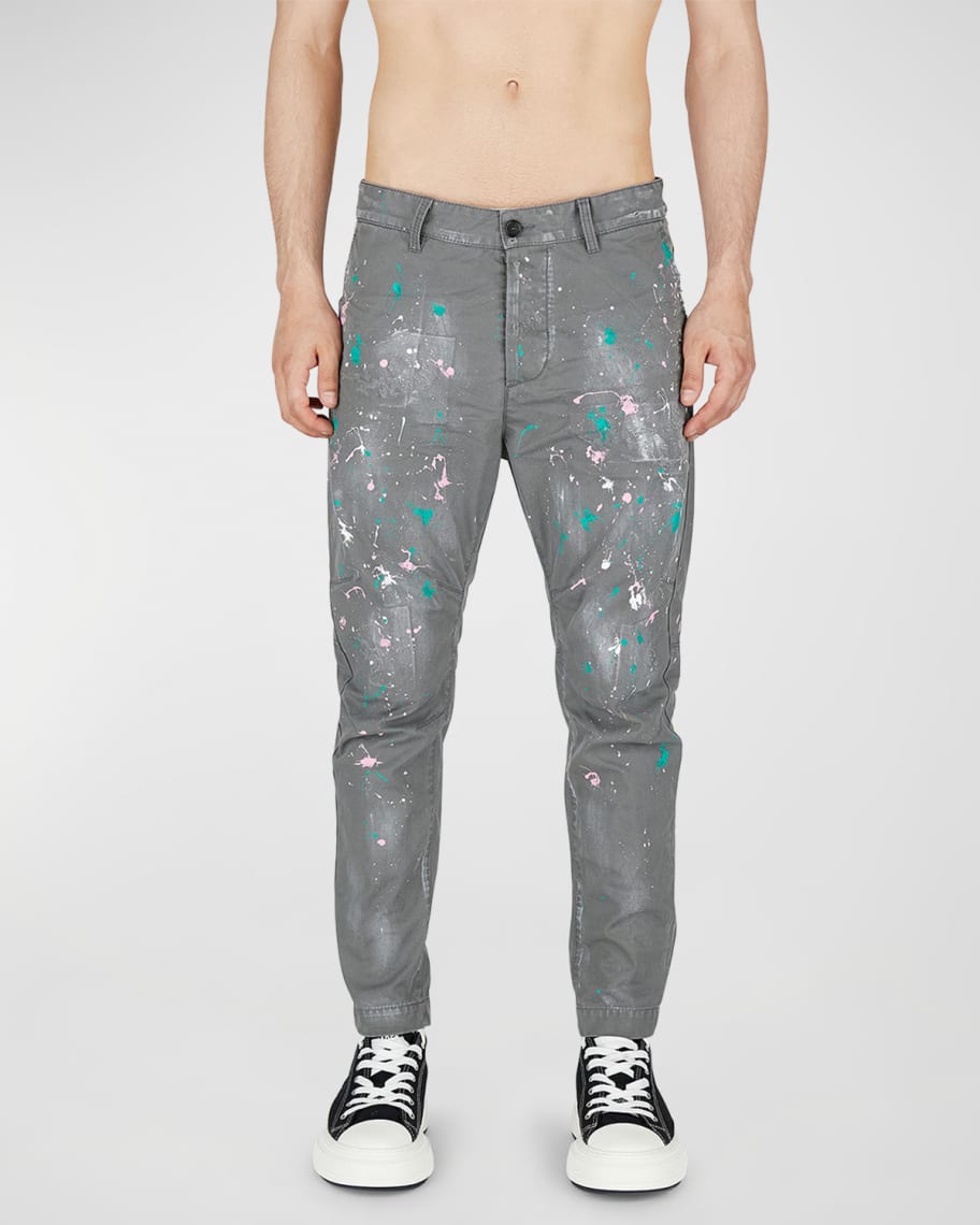 

Мужские брюки чинос Pinky Paint Splash Dsquared2