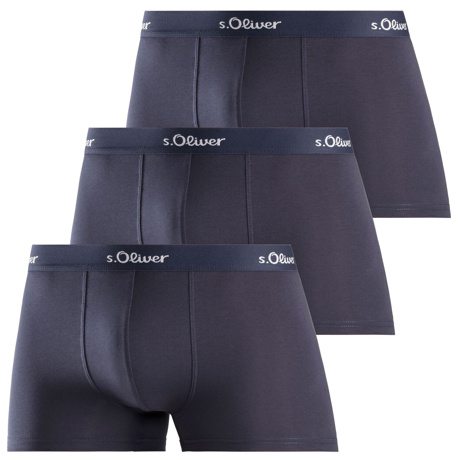 

Боксеры S Oliver Boxershorts 3 шт, темно-синий