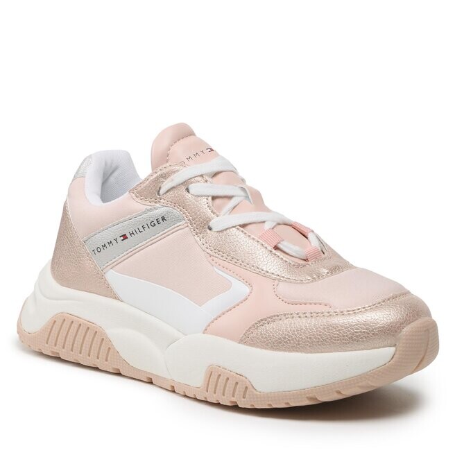 

Кроссовки Tommy Hilfiger LowCut Lace-Up, розовый