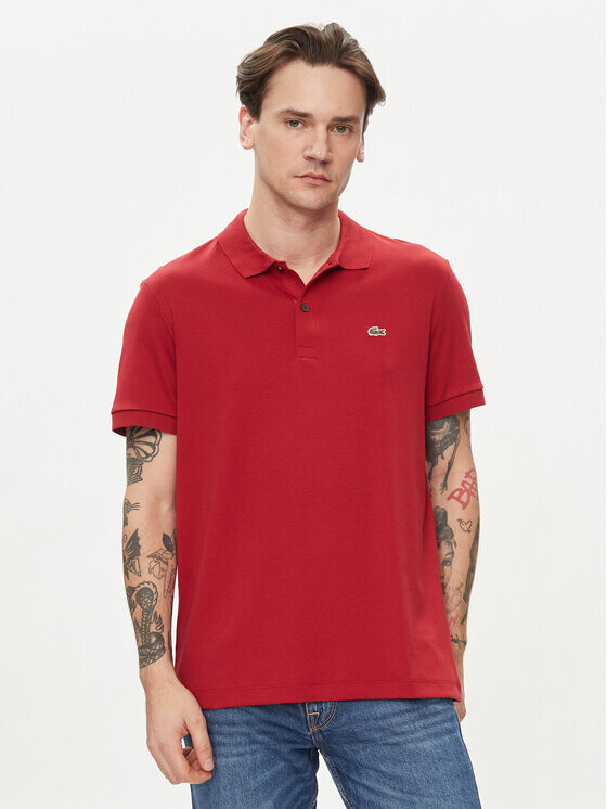 

Рубашка поло стандартного кроя Lacoste, красный