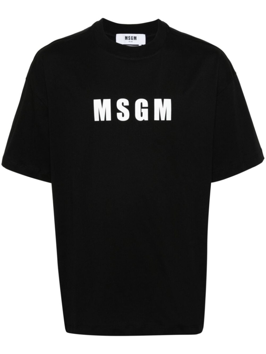

MSGM футболка с логотипом, черный