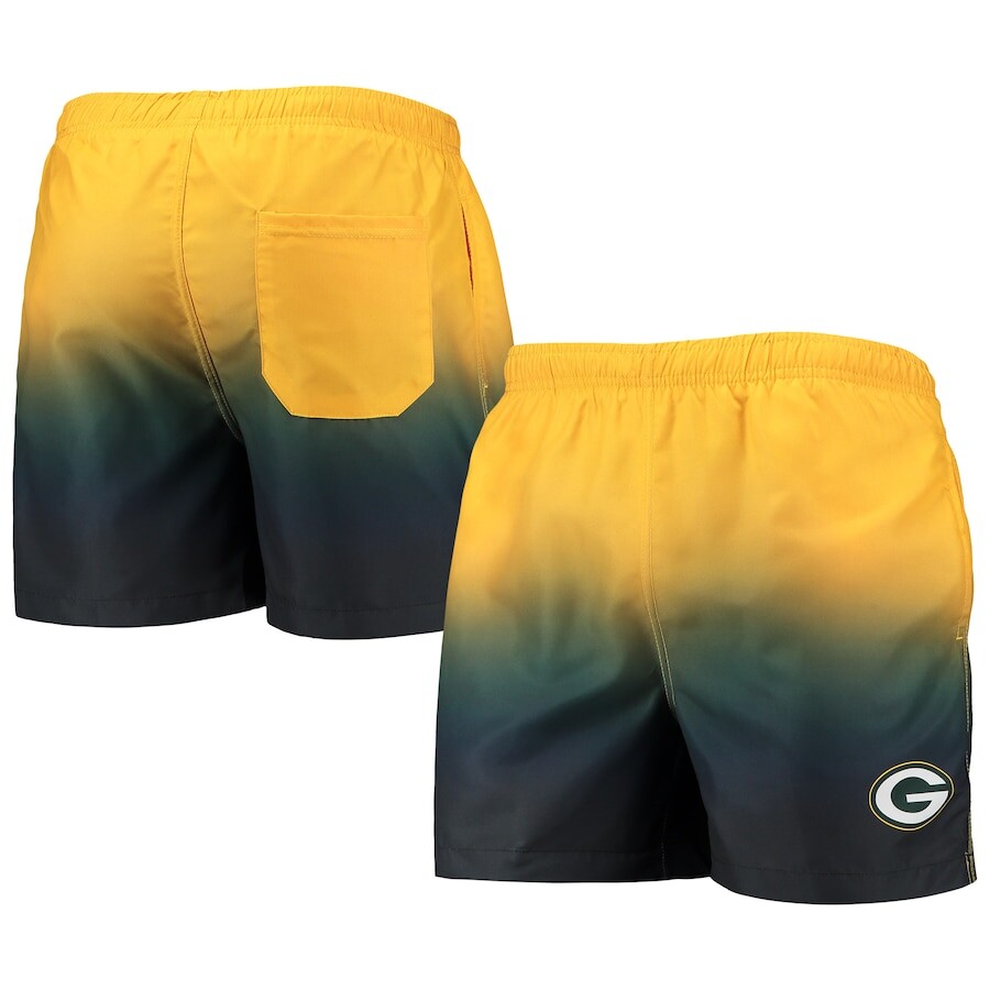 

Пляжные шорты FOCO Green Bay Packers, золотой