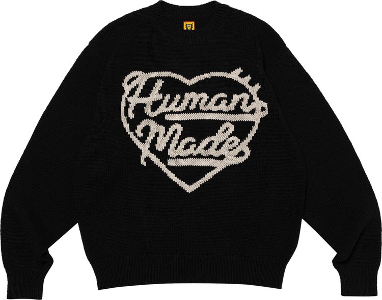 Свитер Human Made Low Gauge Knit 'Black', черный свитер human made heart knit бежевый