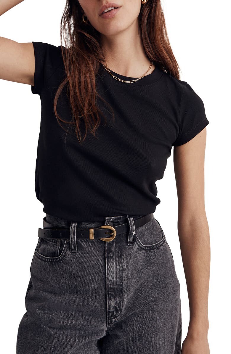 

Футболка в рубчик Brightside MADEWELL, черный