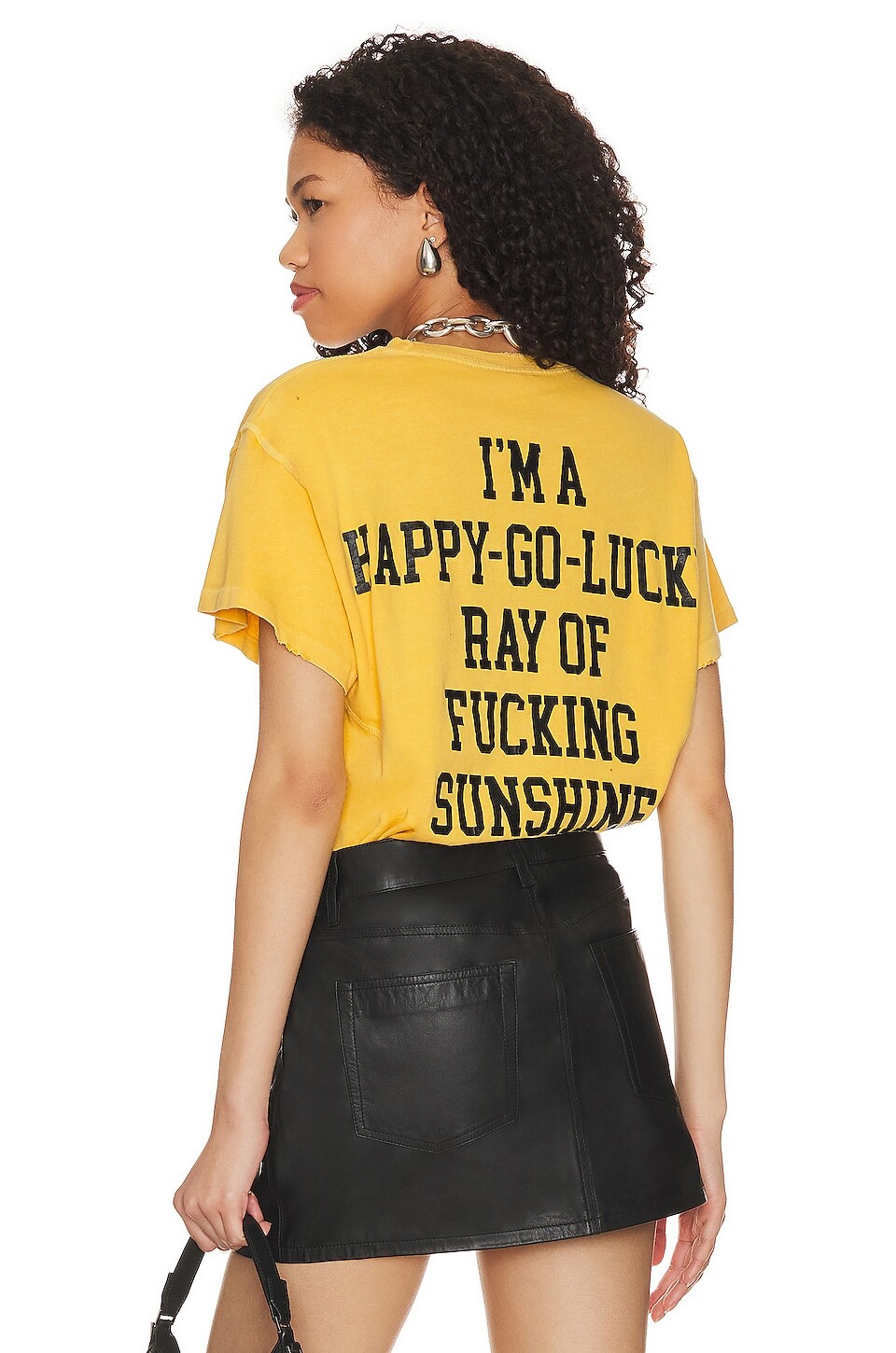 

Футболка Madeworn Happy - Go - Lucky, цвет Lemon