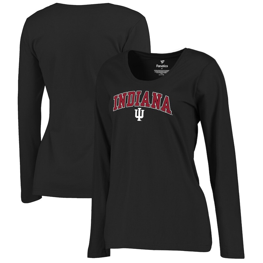 

Футболка с длинным рукавом Fanatics Branded Indiana Hoosiers, черный