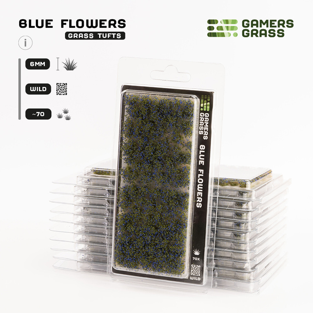 

Аксессуары Gamers Grass Gamers Grass Tufts: Blue Flowers - Wild 6mm
