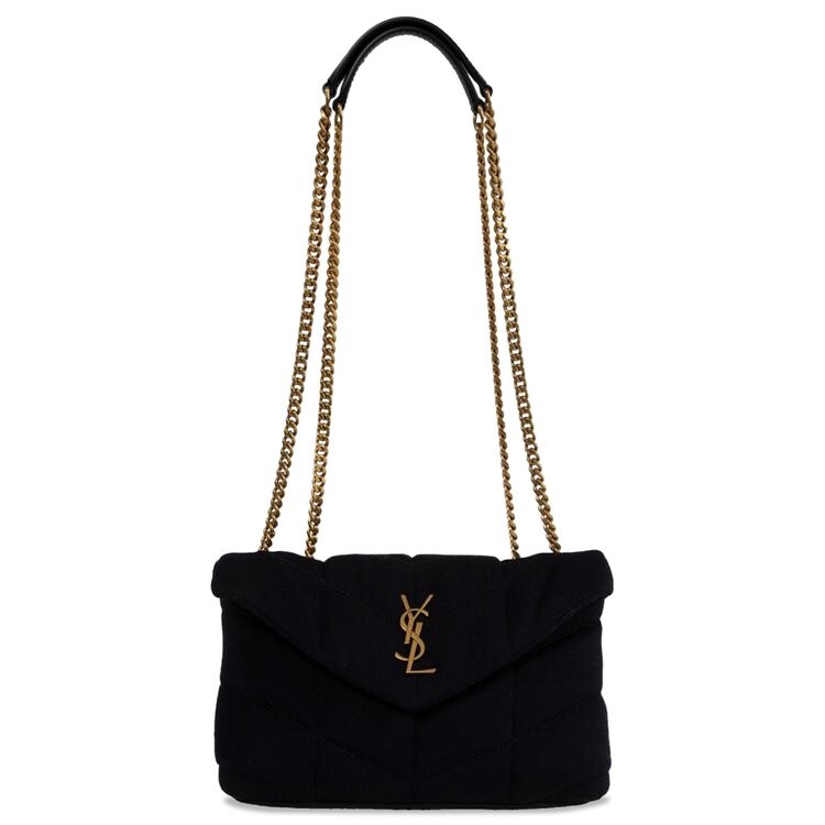 

Сумка через плечо Saint Laurent Puffer Toy Bag, цвет Blue Sea