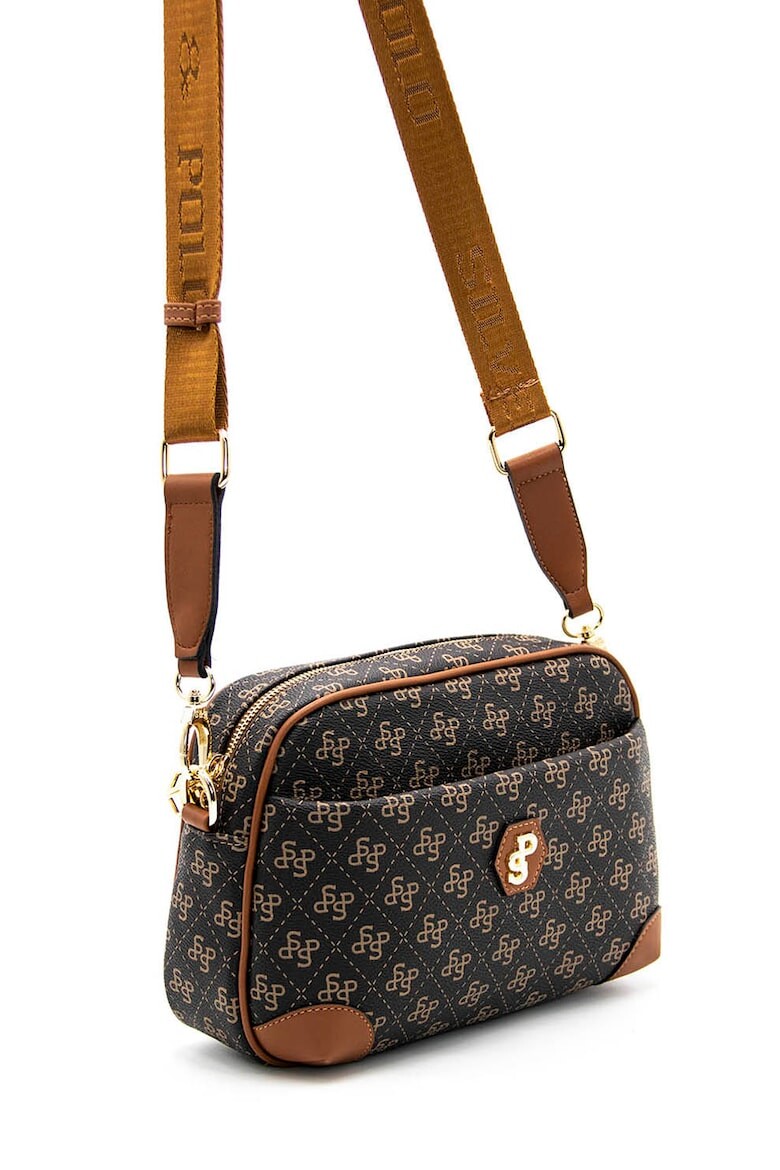 

Сумка с логотипом Silver&Polo, коричневый