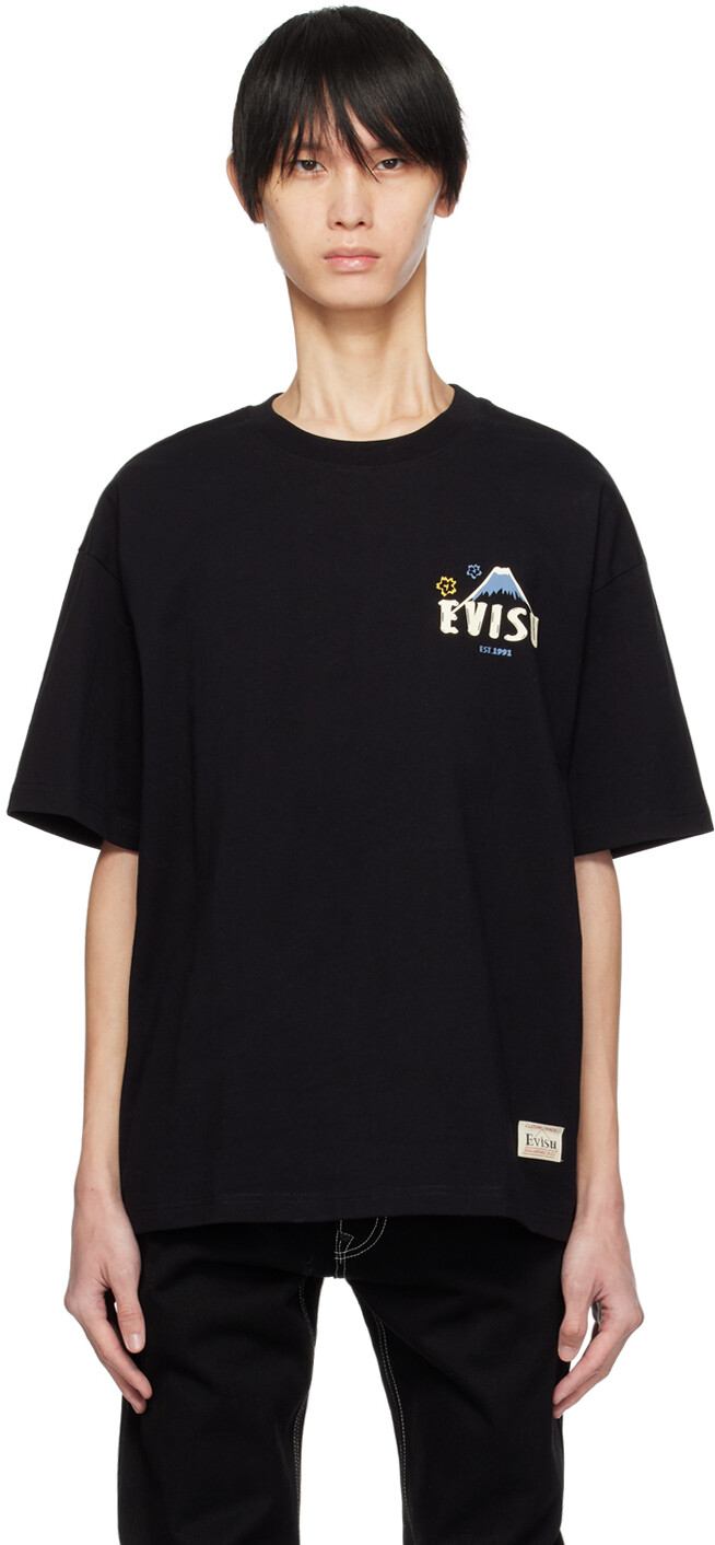 

Black Kumadori Daruma T-Shirt Evisu