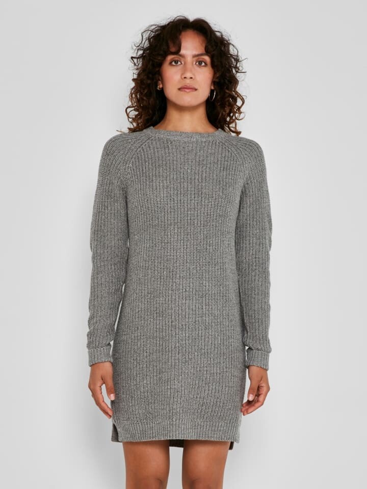 

Длинное платье Noisy may Langarm Strick NMSIESTA Legeres Midi Shirt, серый