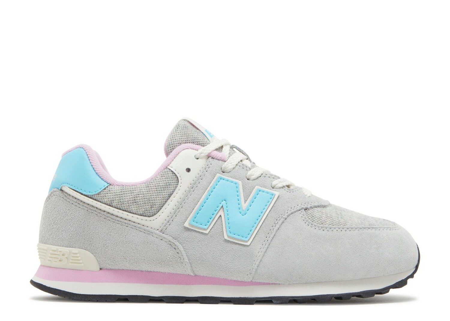 

Кроссовки New Balance 574 Big Kid Wide 'Brighton Grey Aqua', серый