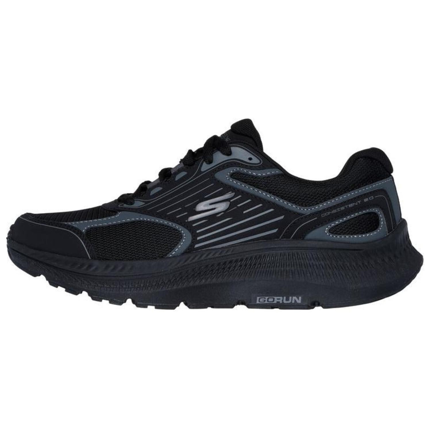 

Кроссовки Go Run Consistent для бега мужские с низким верхом черного цвета Skechers
