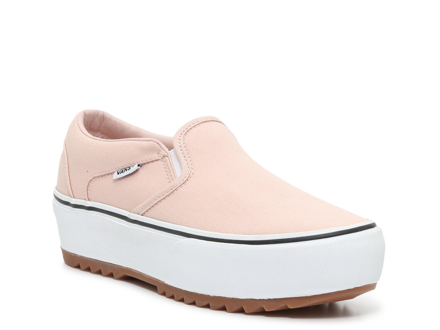 

Слипоны женские Vans Asher на платформе, светло-розовый