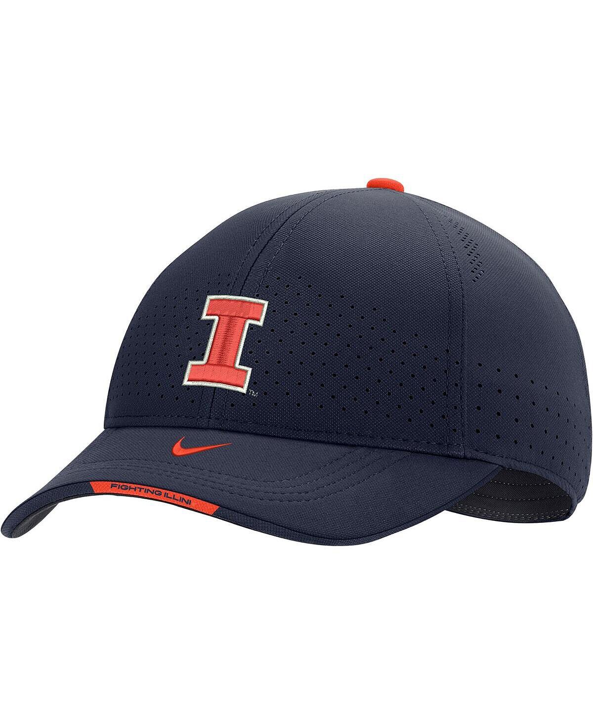 

Мужская темно-синяя шляпа Illinois Fighting Illini Classic99 Swoosh Performance Flex Hat Nike