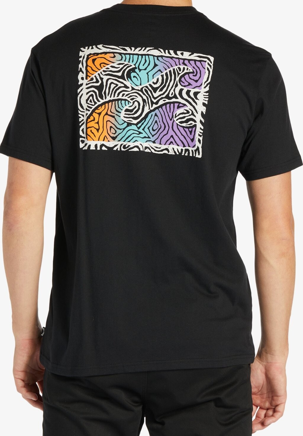 

Футболка с принтом CRAYON WAVE Billabong, черный