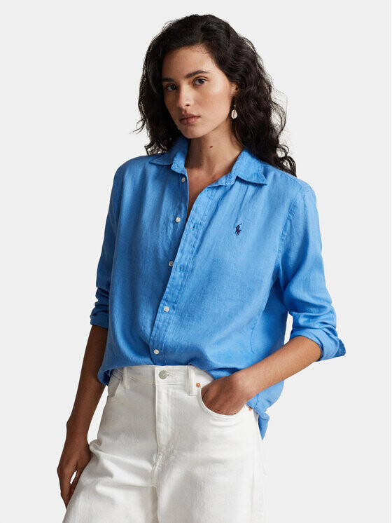 

Рубашка стандартного кроя Polo Ralph Lauren, синий