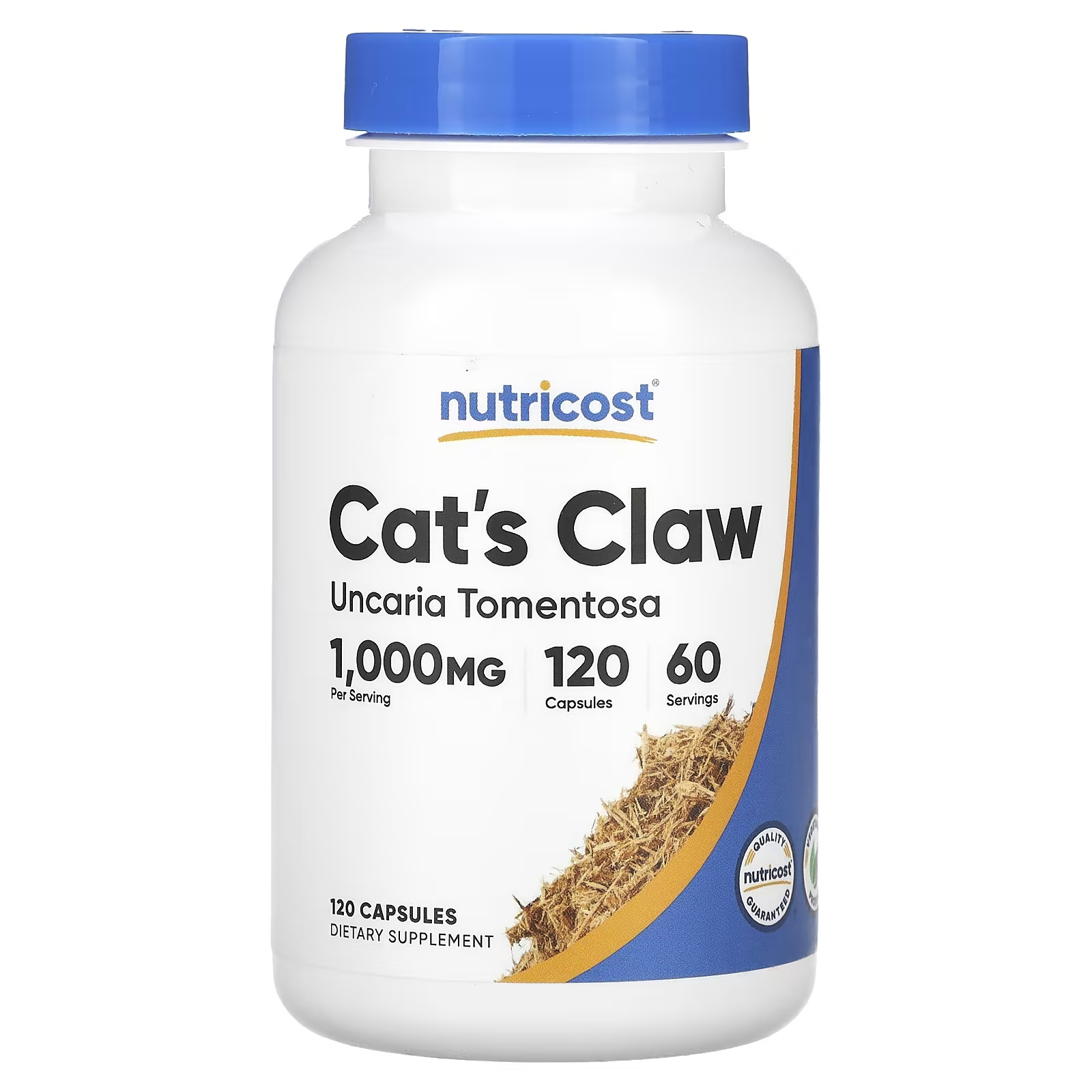Пищевая добавка Nutricost Cat's Claw 1000 мг, 120 капсул nutricost лимонная кислота 1000 мг 120 капсул