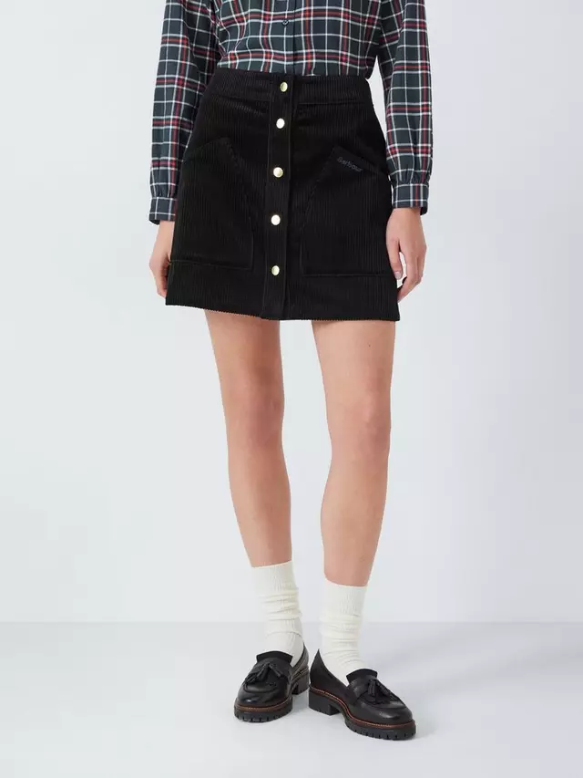 

Юбка Barbour Tomorow's Archive Lucia Corduroy Mini, черный