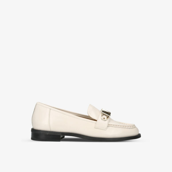 

Кожаные лоферы Tiegan с бляшкой-логотипом Michael Michael Kors, бежевый