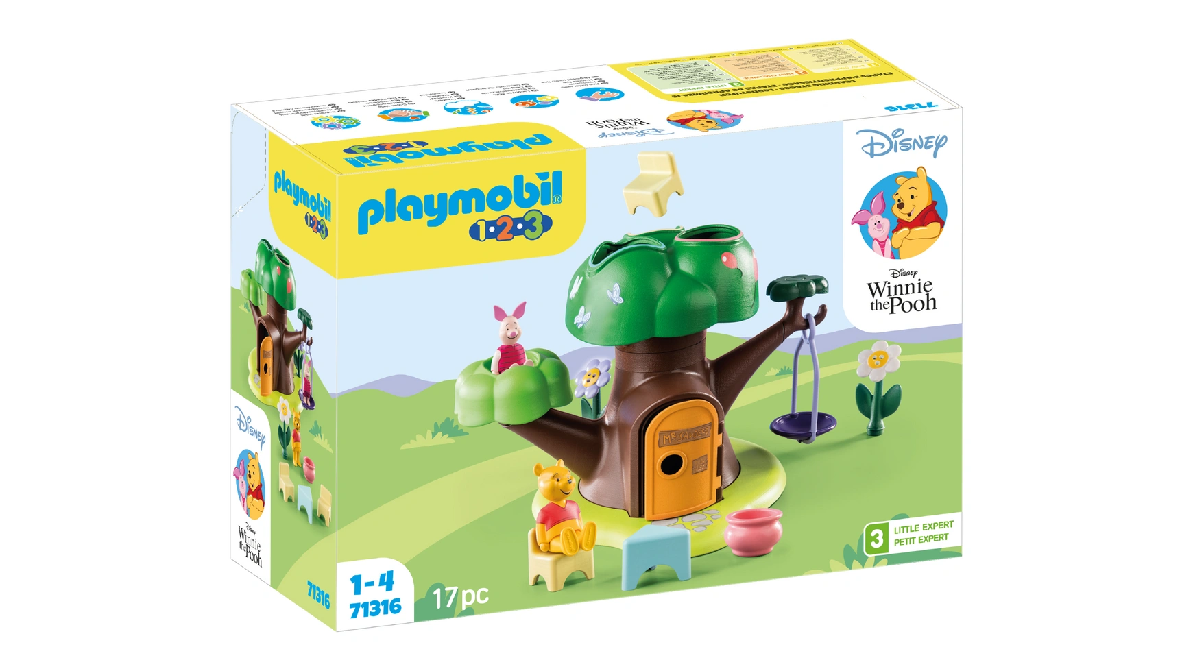 

123 и disney: домик на дереве винни и пятачка Playmobil