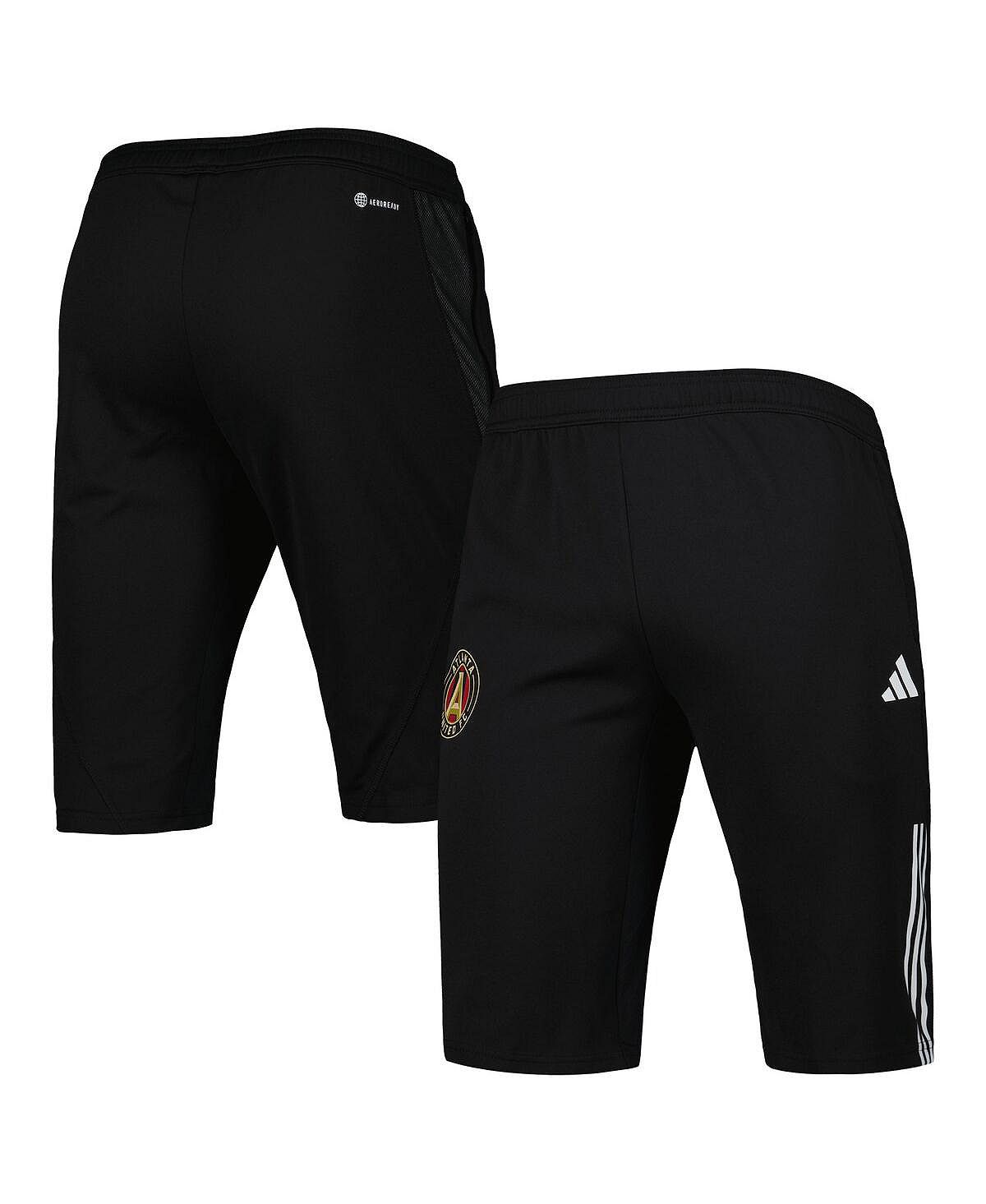 рубашка благоф атланта Мужские черные полубрюки AEROREADY для тренировок на поле Atlanta United FC 2023 adidas