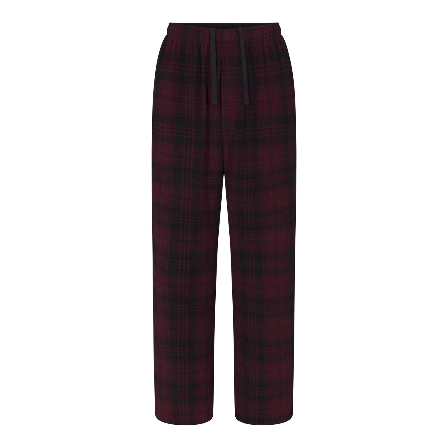 

Брюки унисекс на шнурке SKIMS, цвет wine plaid