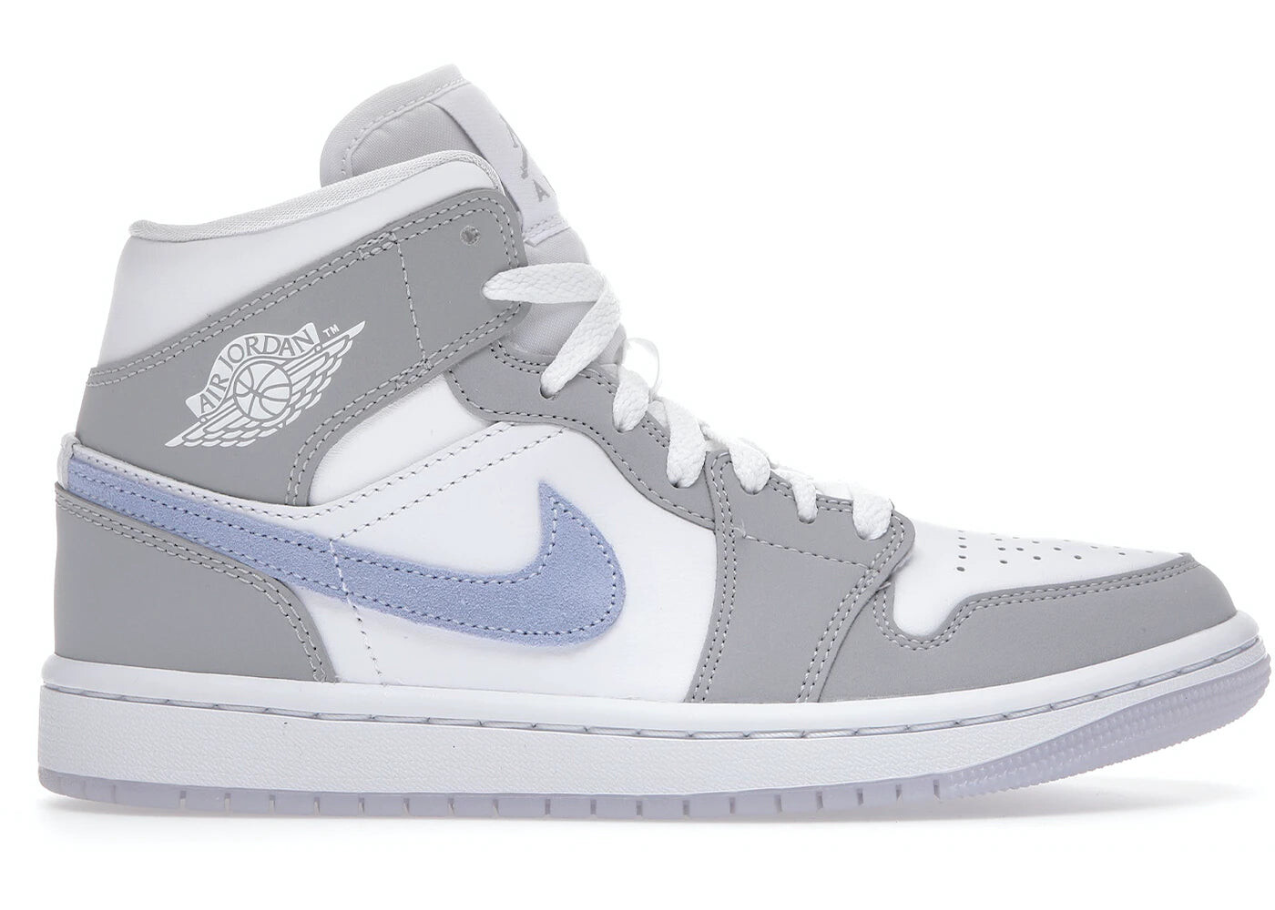 

Кроссовки Nike Air Jordan 1 Mid Wolf, серый алюминий