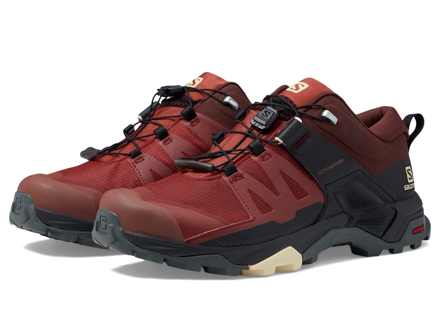 

Треккинговые ботинки Salomon X Ultra 4 GTX, темно-красный