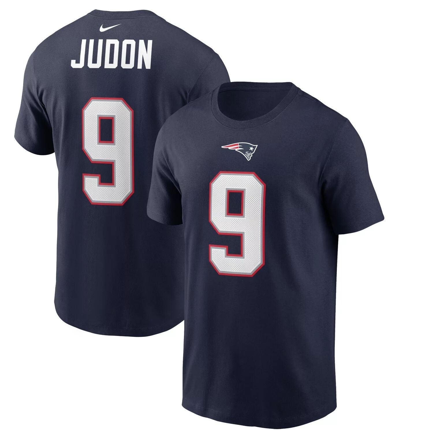 

Мужская футболка Matthew Judon Navy New England Patriots с именем и номером Nike