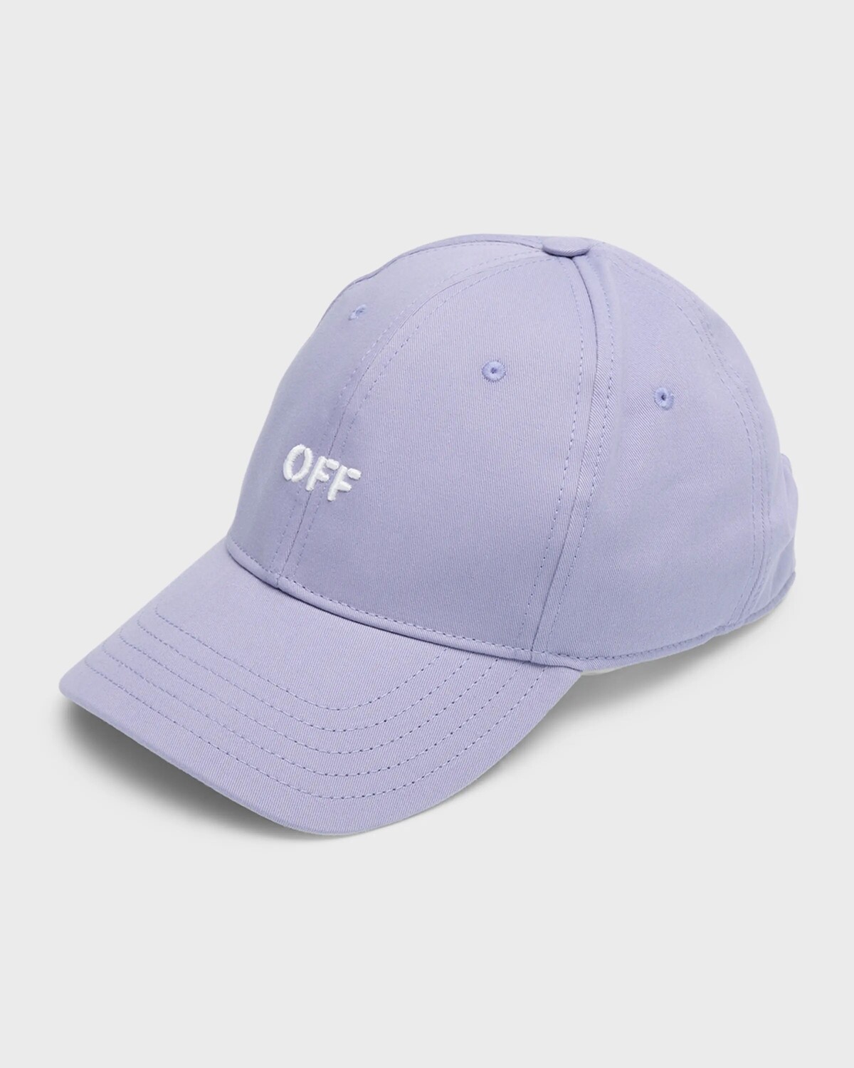 

Бейсбольная кепка со штампом Drill Off Off-White, цвет Lilac White