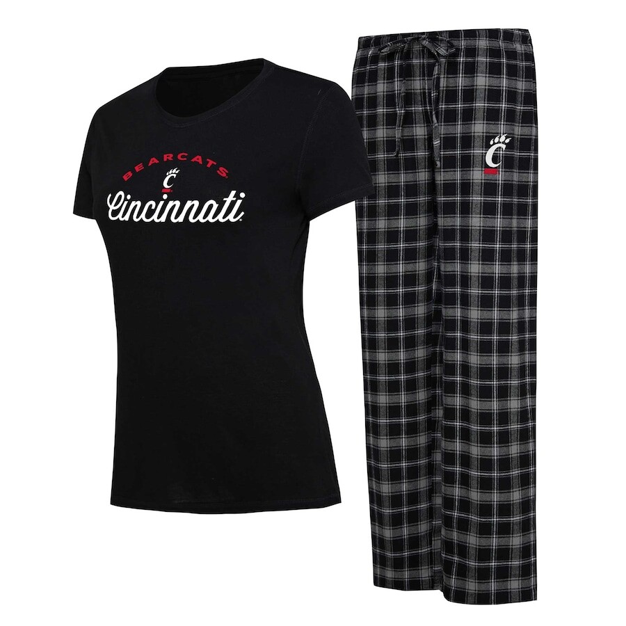 

Пижамный комплект Concepts Sport Cincinnati Bearcats, черный