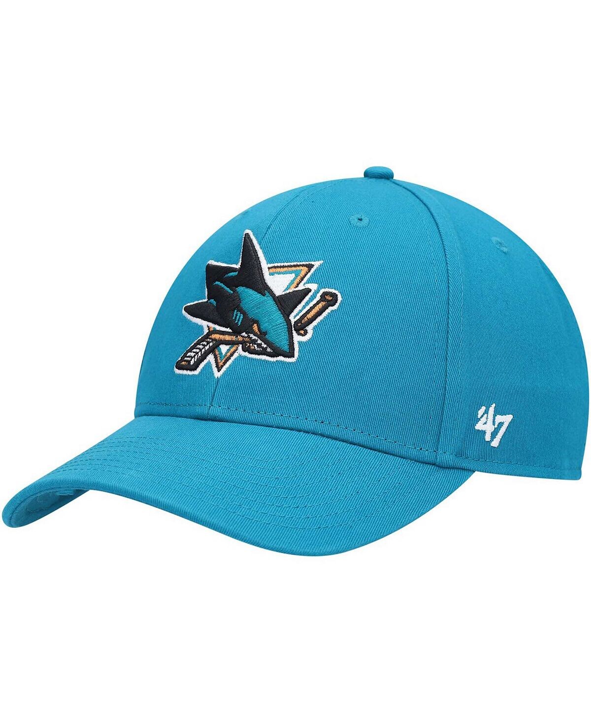 

Мужская темно-бирюзовая регулируемая кепка San Jose Sharks Legend MVP '47 Brand