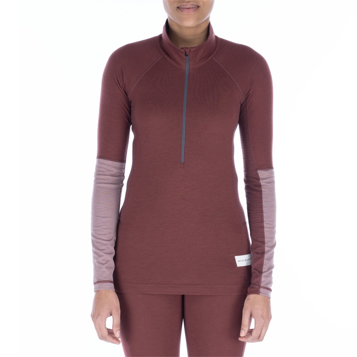 

Топ Artilect Flatiron 185 1/4 Zip, цвет Andorra/Twilight Mauve