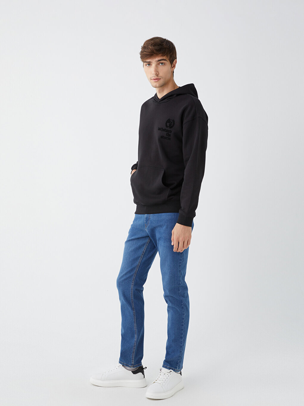 

779 Мужские джинсовые брюки стандартного кроя LCW Jeans, среднее индиго родео