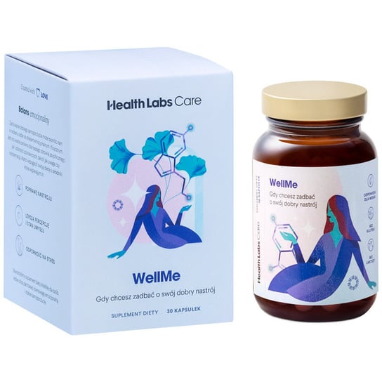 Health Labs Care WellMe CARE, Биологически активная добавка для хорошего настроения, 30 капсул.