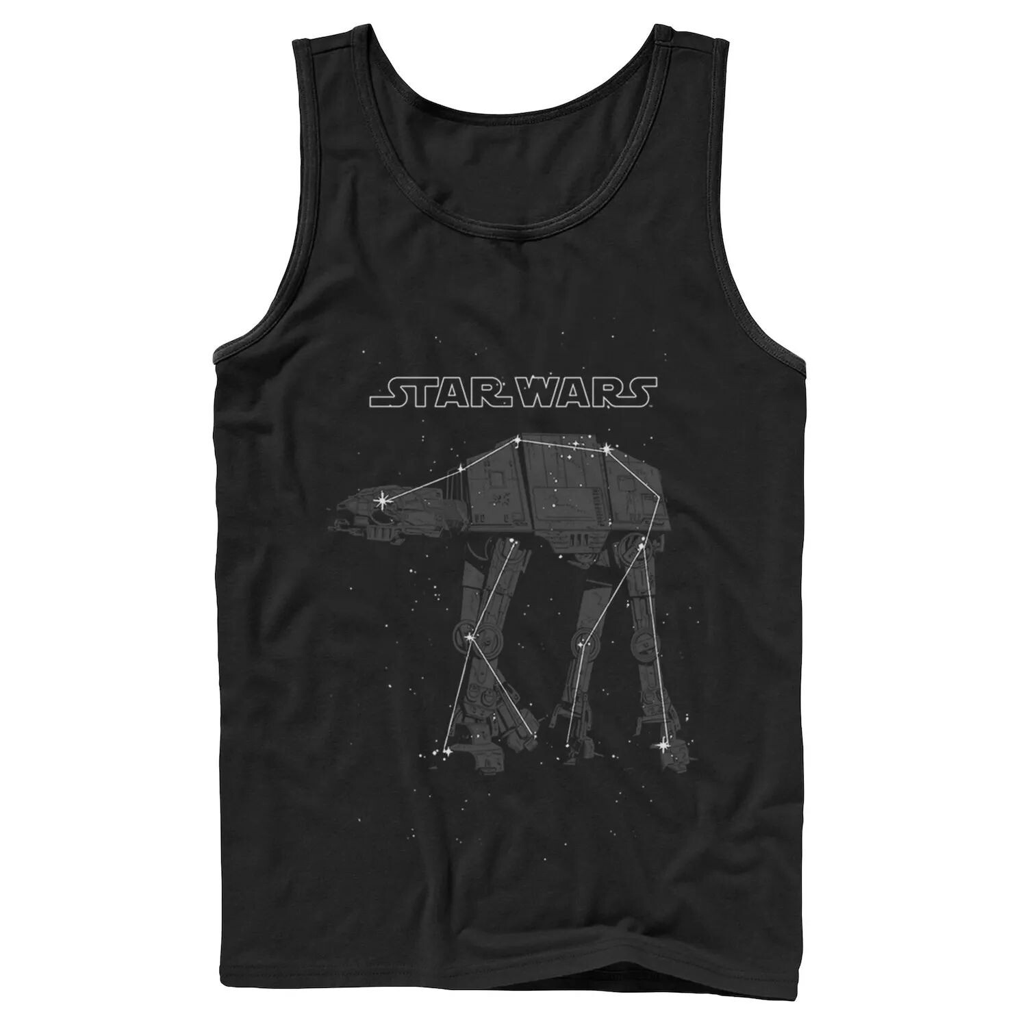 

Мужская майка с логотипом Star Wars AT-AT Walker Constellation