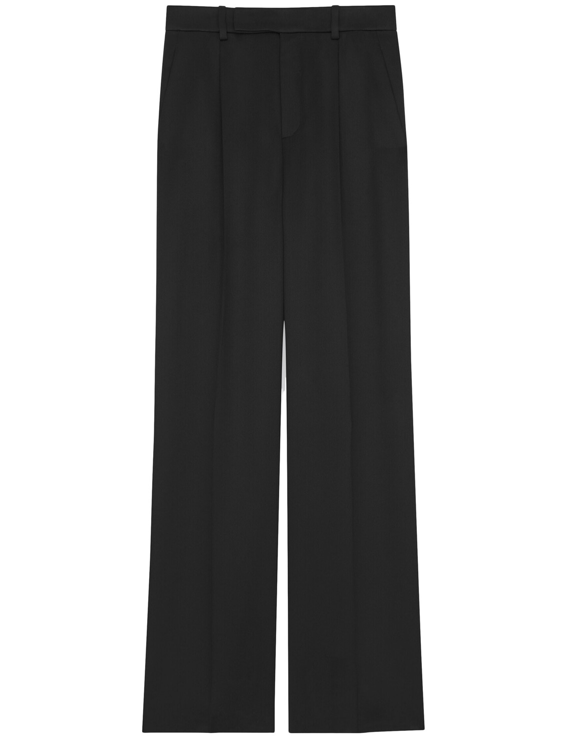 

Брюки Saint Laurent Satin flared, черный