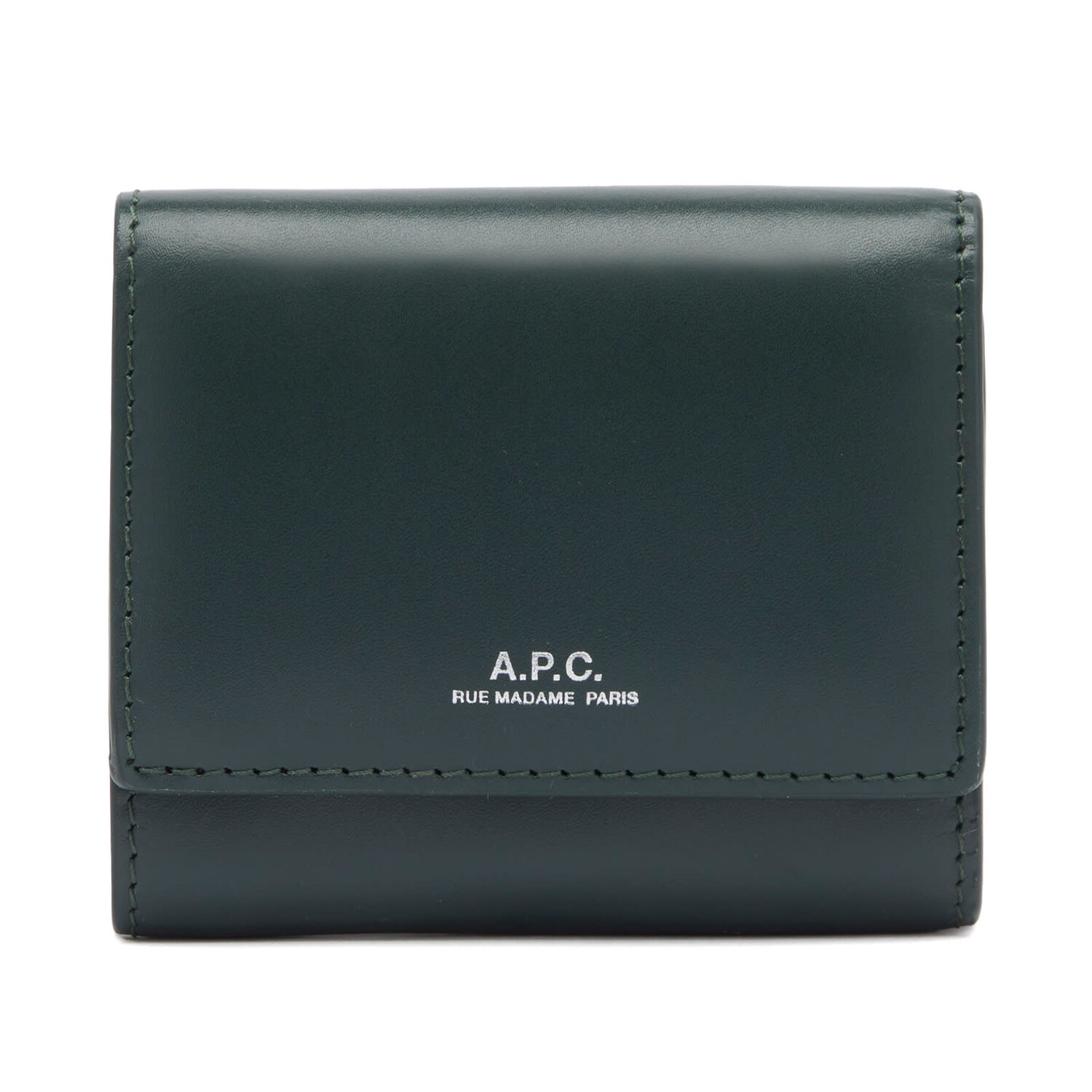

Картхолдер A.P.C. Compact Card Wallet, цвет Bottle Green