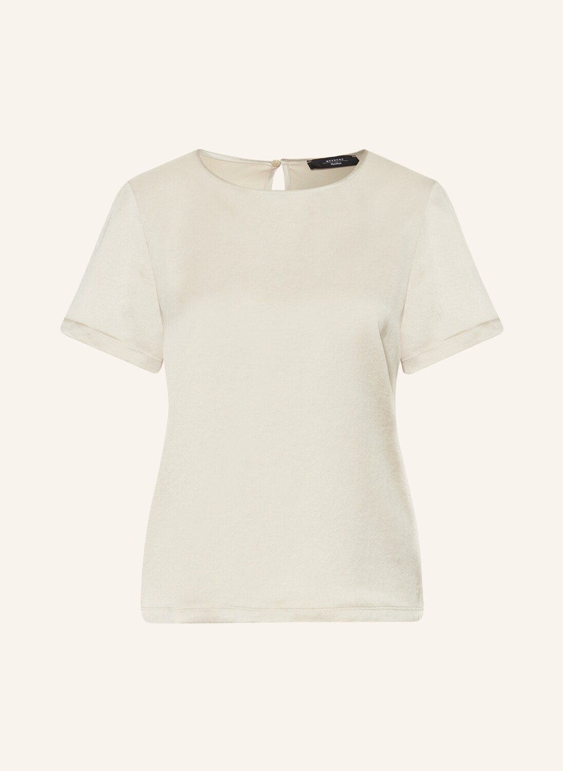 

Блуза WEEKEND MaxMara GILBERT aus Satin, кремовый
