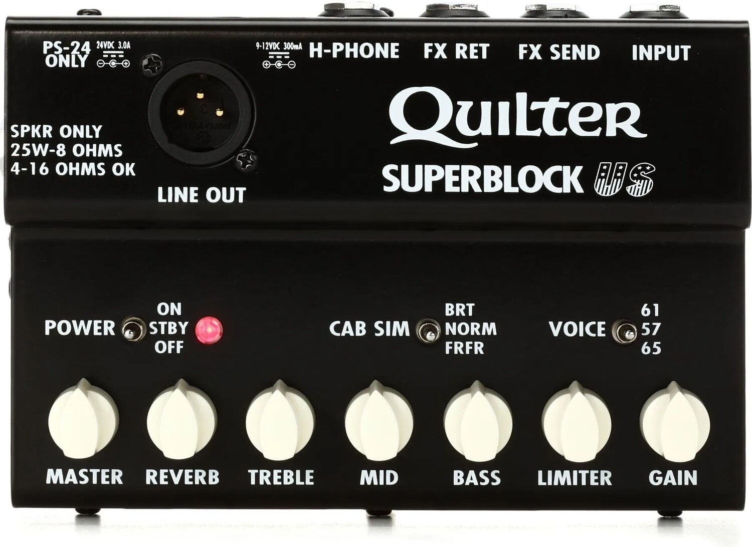 

Педаль гитарного усилителя Quilter Labs SuperBlock US 25 Вт