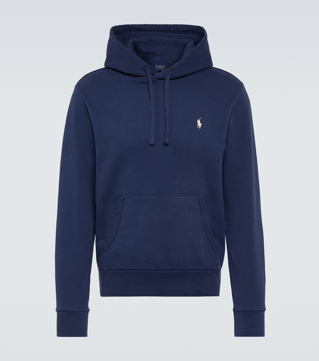 

Худи из хлопкового джерси с логотипом Polo Ralph Lauren, синий