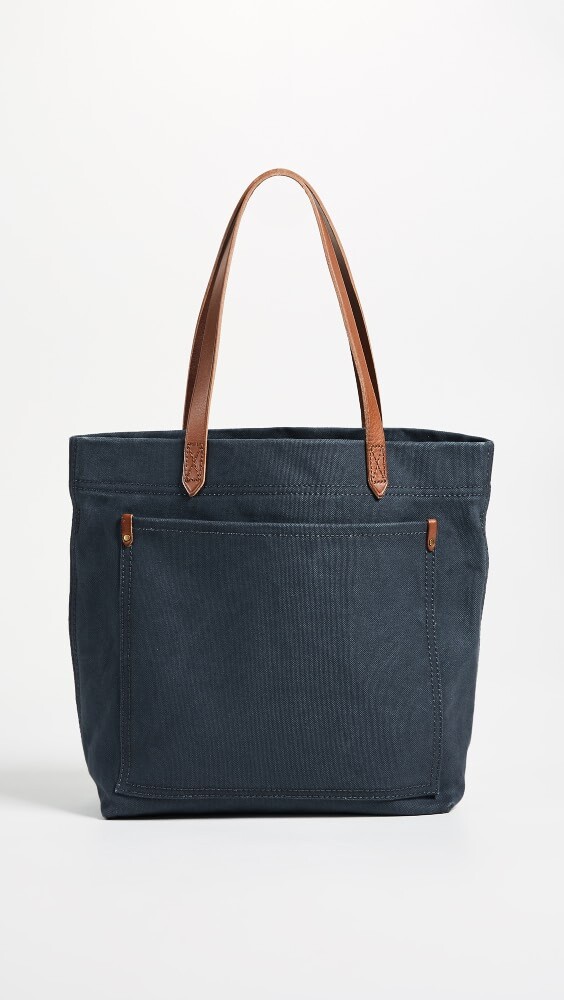 

Сумка-тоут Madewell The Canvas Medium Transport, черный