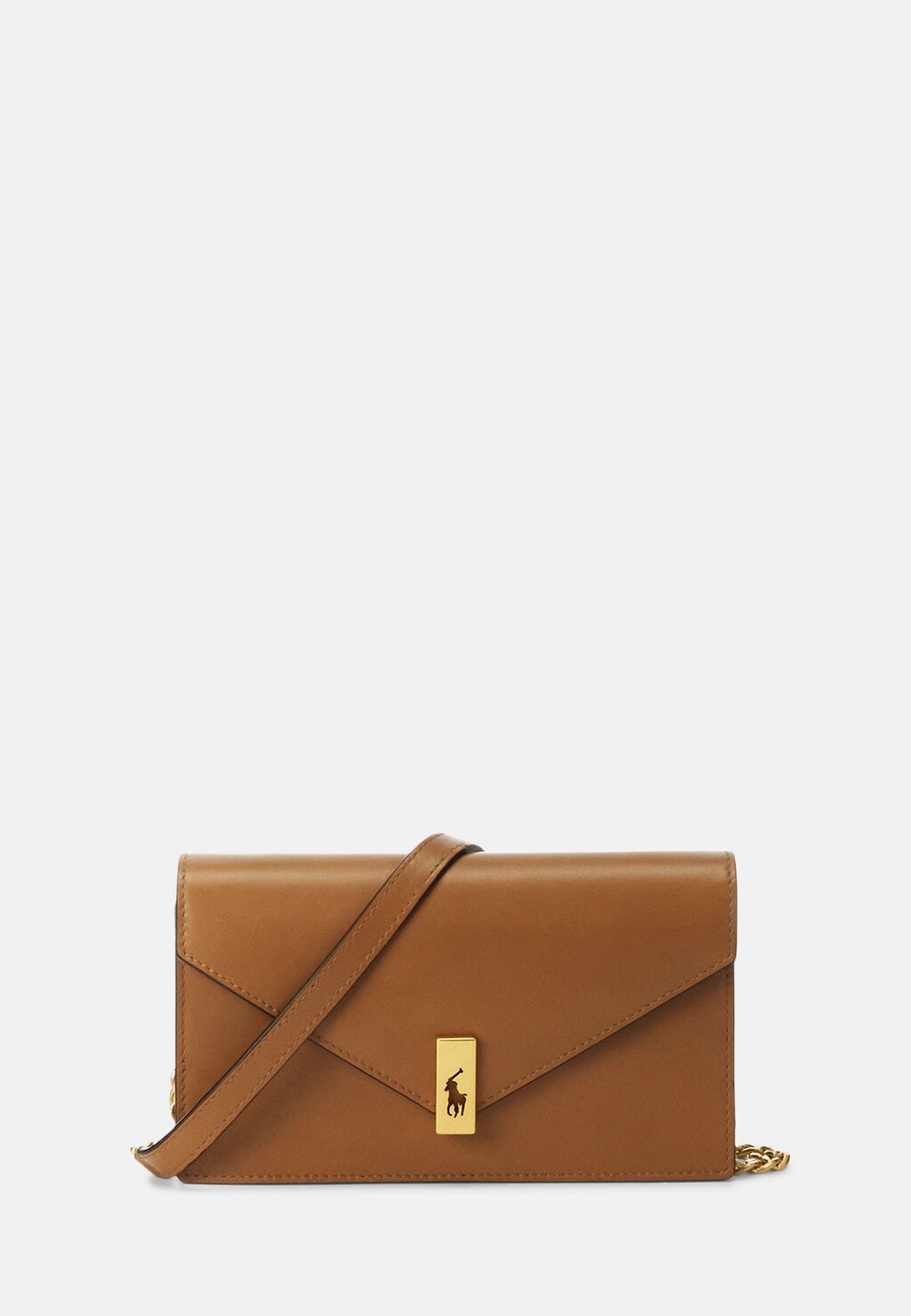

Сумка через плечо Wallet On A Chain Small Polo Ralph Lauren, цвет tan