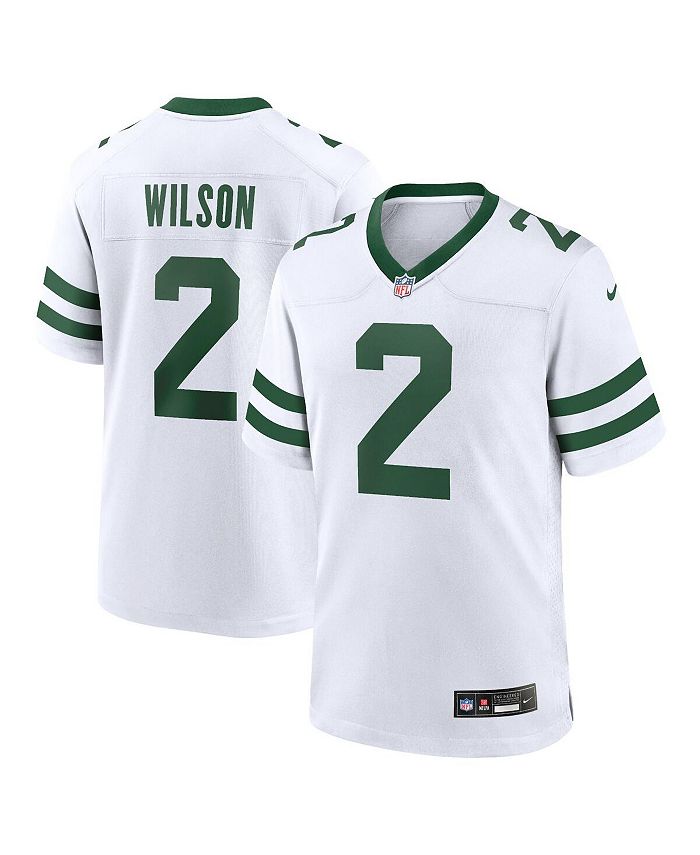 

Мужская белая майка для альтернативной игры Zach Wilson New York Jets Nike, белый