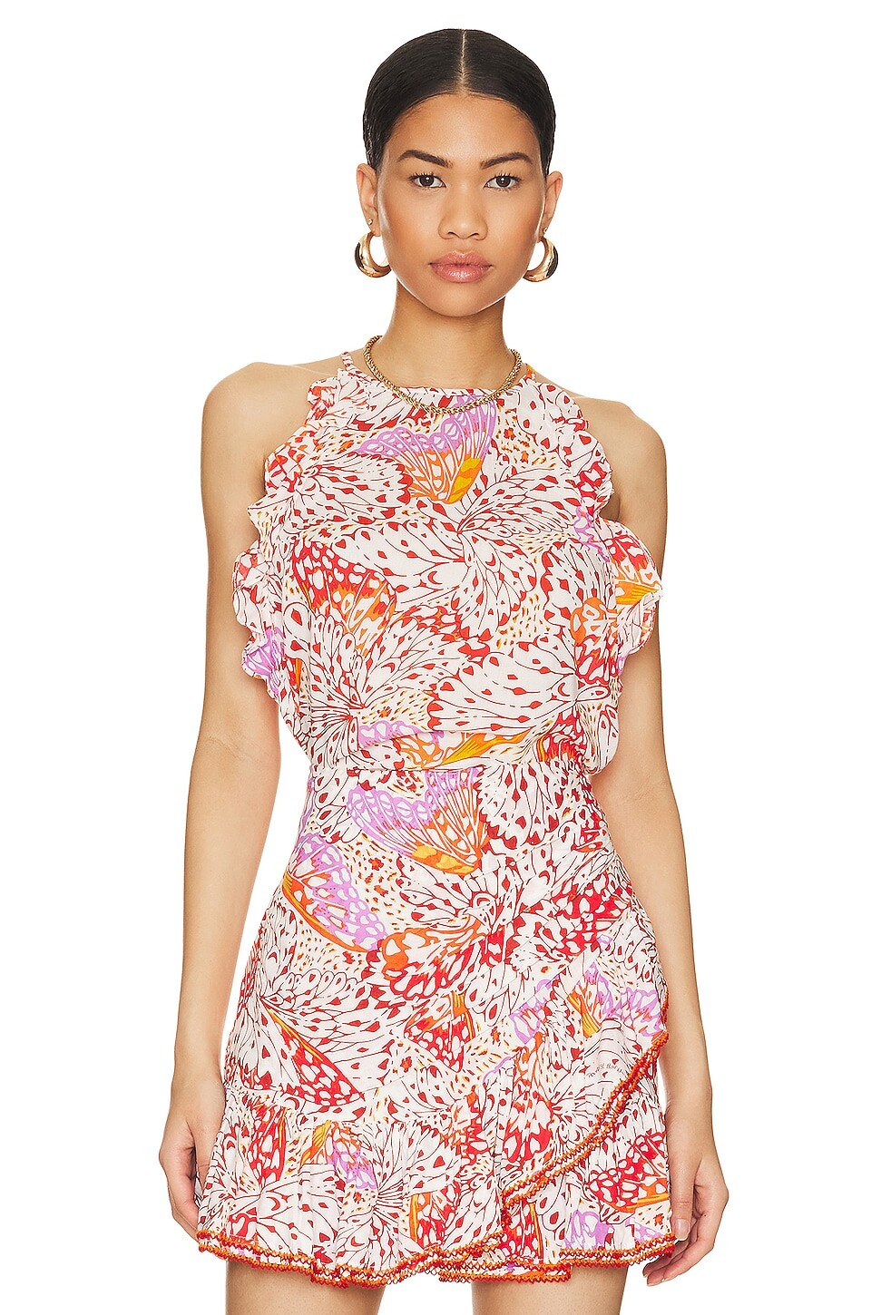 

Топ Poupette St Barth Alida, цвет Orange Ailes